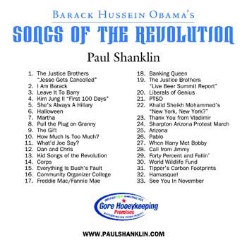 Songs of the Revolution CD back