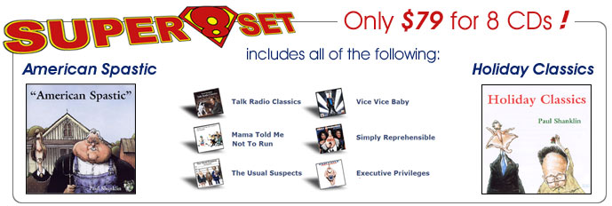 includes Paul�s two newest CDs, American Spastic & Holiday Classics